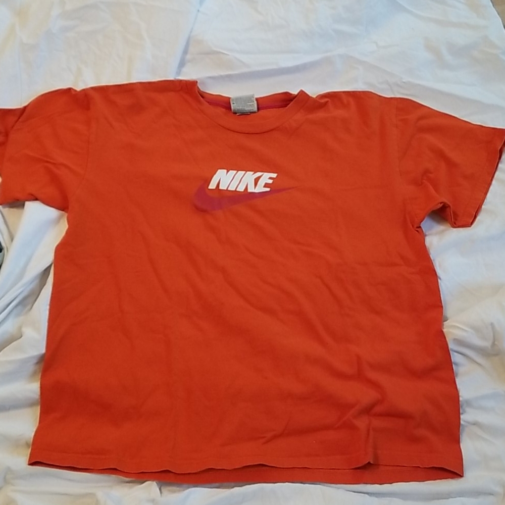 Orange Nike t-shirt